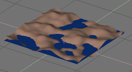 Noise generated landscape