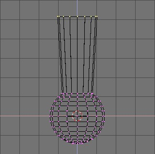 First extrusion for the handle