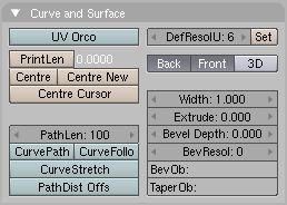 Curve and Surface.