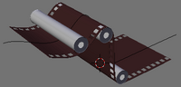 Curve modifier example.
