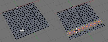 Face loop selection