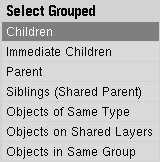 Selected Grouped pop-up