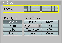 Object draw pane layers