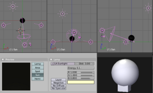 4-point light rig