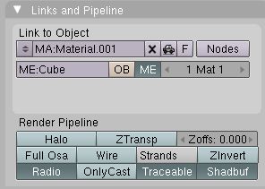 Links and Pipeline Tab