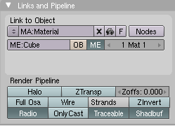 Links and Pipeline panel.