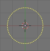 A circle with 64 vertices gives a smooth circle.