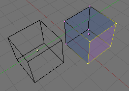 One cube selected.