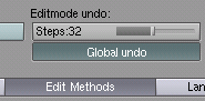 User Preferences/Edit Methods