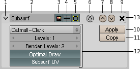 Panel Layout (Subsurf as an example)