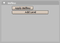 Multires data added.  Click Add Level to add the first level of resolution.