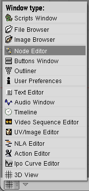 Select the Node Editor window