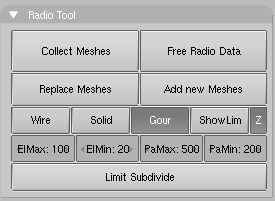 Radio Tool Panel