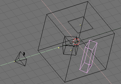 Set-up for Radiosity test.
