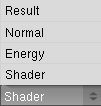 Input popup menu.