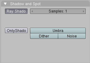 Area Light's Shadow Panel