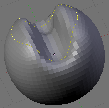 Image:Circle_projected_onto_carved_sphere.png