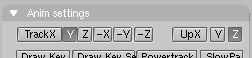 Setting track axis.