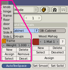 Cabinet Vertex Group example